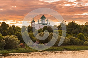 Monastery in the village of Staraya Ladoga - Leningrad region Russia