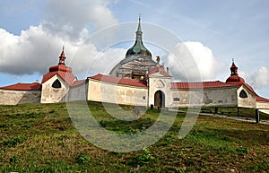 Monastery Zelena  Hora, city Zdar nad Sazavou, Czech republic, Europe
