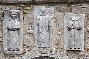 Monastic ruins, Clonmacnoise, Ireland photo