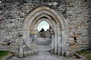 Monastic ruins, Clonmacnoise, Ireland