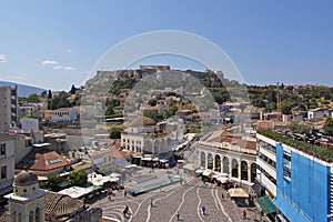 Monastiraki famous square, Athens Greece