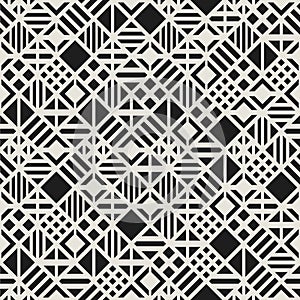 Monchrome seamless pattern