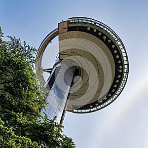 Moncloa Lighthouse to see panoramic views of the city of Madrid from above, Spain. photo