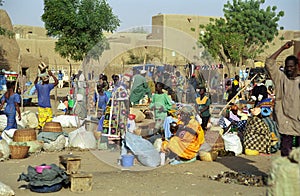 Monday market, Djenne, Mali