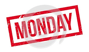 Monday rubber stamp