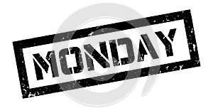 Monday rubber stamp