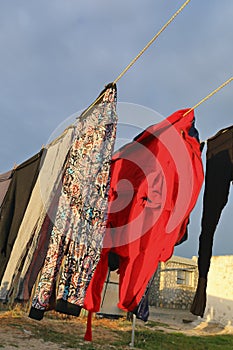 Monday`s washing is done in Arniston