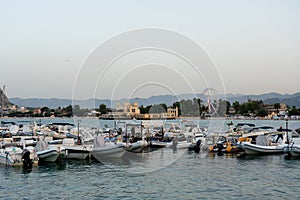 Mondello Motorboat Marina on Sicily