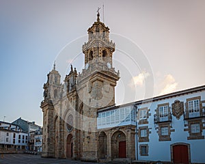 Mondonedo MondoÃÂ±edo cathedral , on the way of St. James, Galicia, Spain