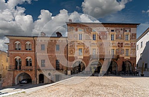 Mondovi, Piedmont, Italy, ancient medieval building photo