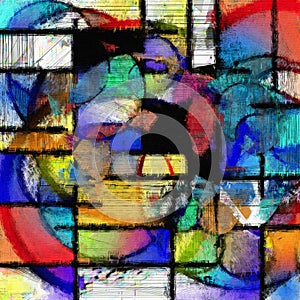 Mondrian. Abstract background