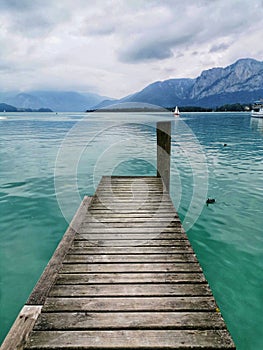 Mondsee lake calm and relax