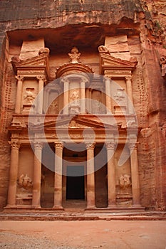 Monestery in Petra, Jordan - as it would on old picture