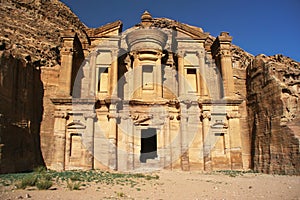 Monestery in Petra, Jordan - as it would on old picture