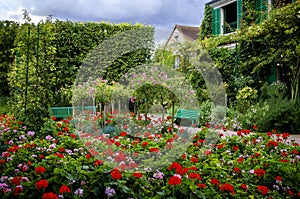 Monet`s Gardens and House at Giverny, Normandy, France