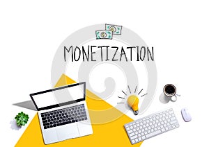 Monetization with computers and a lightbulb