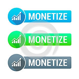 Monetize Banner Vector