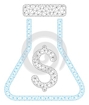 Money Alchemy Polygonal Frame Vector Mesh Illustration