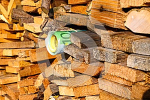Money as firewood inflation photo