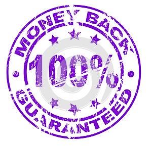 Money back stamp (vector included)