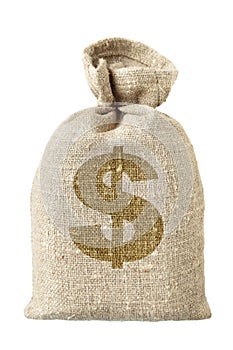 Money-bag with dollar symbol