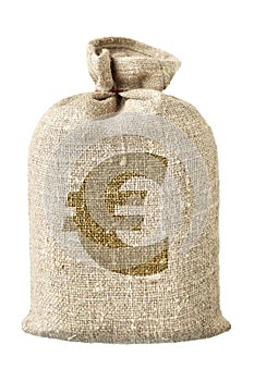 Money-bag with euro symbol