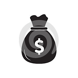 Money bag, moneybag icon vector finance concept for graphic design, logo, web site, social media, mobile app, ui illustration