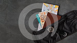 Money Belt with Passport