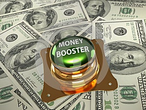 Money booster pushbutton