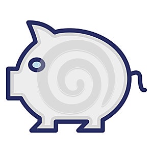 money box Isolated Vector icon which can easily modify or edit