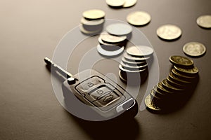 Money car key gift