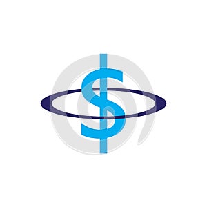 money changer illustration logo vector design