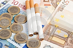 Money and cigarettes