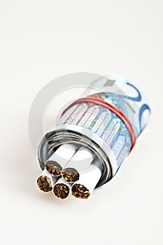 Money and cigarettes