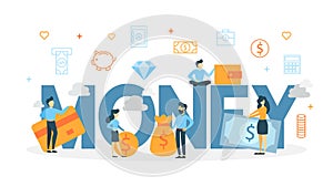 Money concept animation