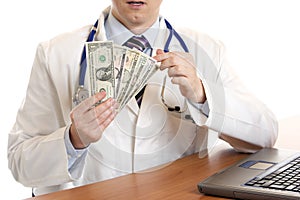 Money for the doctor