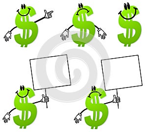 Money Dollar Sign Cartoons photo