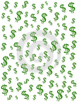 Money Dollar Signs Background photo