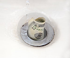 Money down the drain