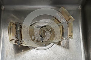 Money down the drain