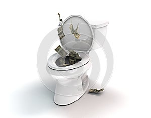Money Down The Toilet