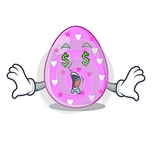 Money eye color the easter eggs isolated mascot photo