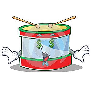 Money eye toy drum character cartoon