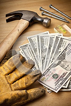 Money Finance Renovation Tools Work