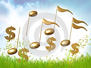 Money and finance symphony