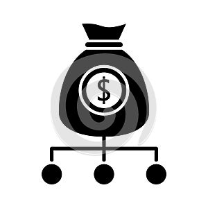 Money flat vector icon which can easily modify or edit