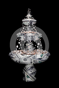Money fountain