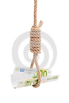 Money in gallows rope