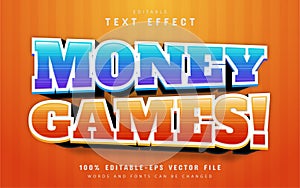 Money game text effect
