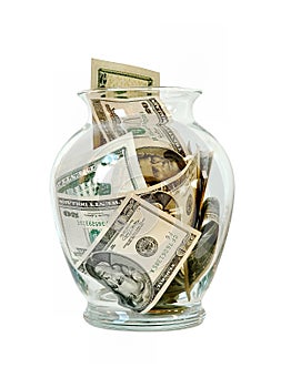 Money in a Glass Jar